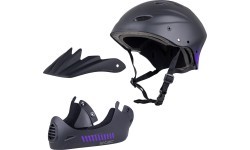 Downhill Helmet W-TEC Campanero Noir Violet