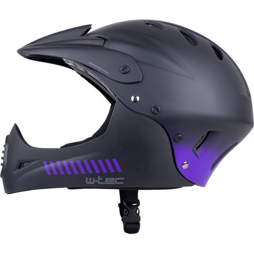 Nusileidimo šalmas W-TEC Campanero Noir Violet