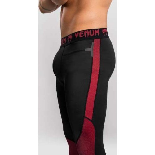 Мужские компрессионные штаны Venum x Assassin's Creed Shadows Burgundy/Black