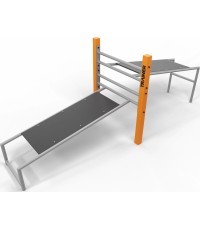 Street Workout Double Incline BenchSW17B