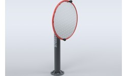 Vienrankis sukamasis ratas Steel4Fit R19A