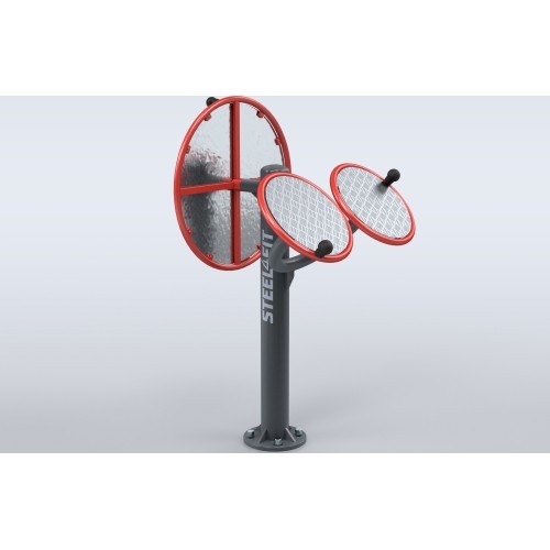 Lauko treniruoklis Tai Chi ir rankų ratas Steel4Fit M03