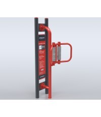 Горизонтальный массажёр Steel4Fit D13
