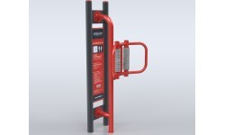 Горизонтальный массажёр Steel4Fit D13