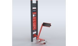 Nugaros tiesiklių treniruoklis Steel4Fit D14