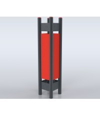Keturvietis stovas Steel4Fit Steel4FitP04