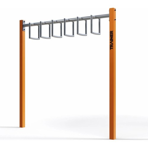 Street Workout lauko treniruoklio stulpas su rankena SW09A