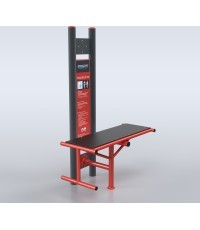 Lauko treniruoklis suoliukas Steel4Fit D10