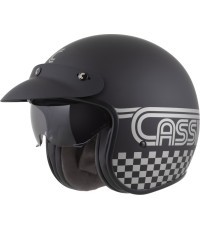 Motociklo šalmas Cassida Oxygen Rondo 2.0 matinis juodas/sidabrinis