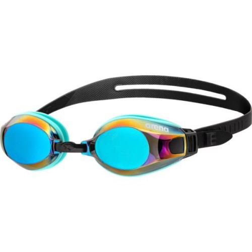 Очки для плавания Zoom X-Fit Mirror, бирюзово-водно-чёрные