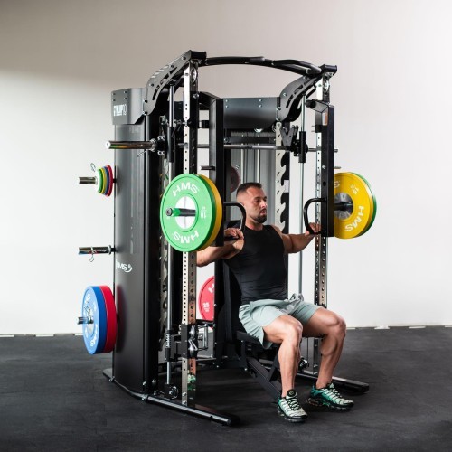 MULTI-GYM WITH SMITH MACHINE CYKLOP 10 SEMI COMMERCIAL HMS