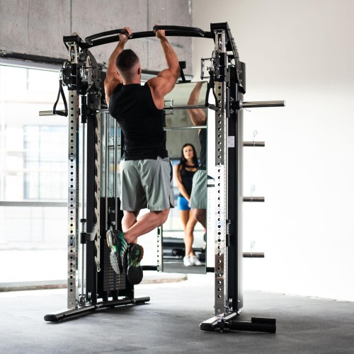 DAUGIAFUNKCINĖ TRENIRUOKLIŲ SALĖ SU KALVIO MAŠINA CYKLOP 10 PUSIAU KOMERCINIS HMS