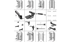 MULTI-GYM WITH SMITH MACHINE CYKLOP 10 SEMI COMMERCIAL HMS