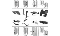 MULTI-GYM WITH SMITH MACHINE CYKLOP 10 SEMI COMMERCIAL HMS