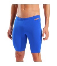 M Team Swim Jammer Solid Neon Blue-Team Orange 100 - 803
