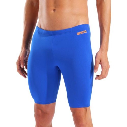 M Team Swim Jammer Solid Neon Blue-Team Orange 100 - 803