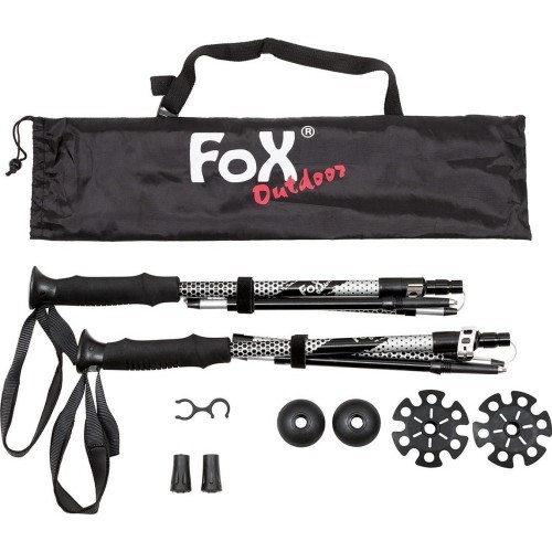Aliuminės trekingo lazdos FoxOutdoor Haidel