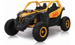 Elektrinis vaikiškas bagis Buggy SR Super 66, geltonas