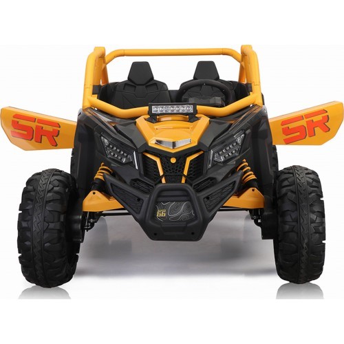 Elektrinis vaikiškas bagis Buggy SR Super 66, geltonas