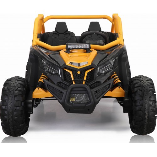 Elektrinis vaikiškas bagis Buggy SR Super 66, geltonas