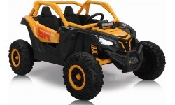 Elektrinis vaikiškas bagis Buggy SR Super 66, geltonas