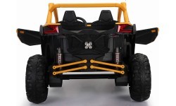 Elektrinis vaikiškas bagis Buggy SR Super 66, geltonas