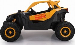 Elektrinis vaikiškas bagis Buggy SR Super 66, geltonas