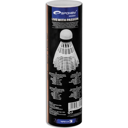 Badmintono skraidukai Spokey Air Tec, balti