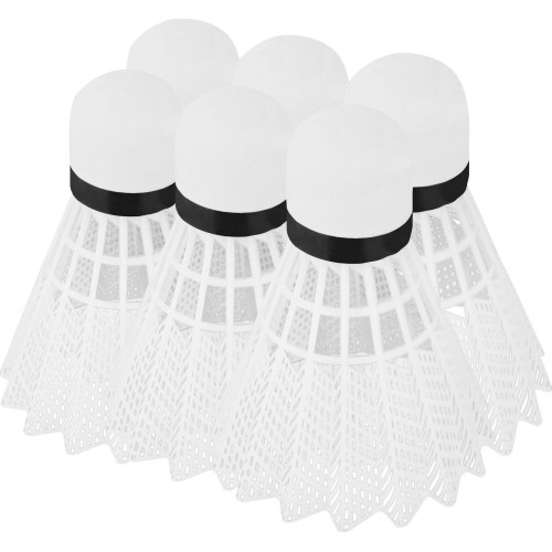 Badminton shuttlecocks white Spokey AIR TEC