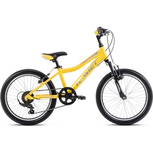 Велосипед Romet Rambler 20 KID 2 2025, жёлто-серый