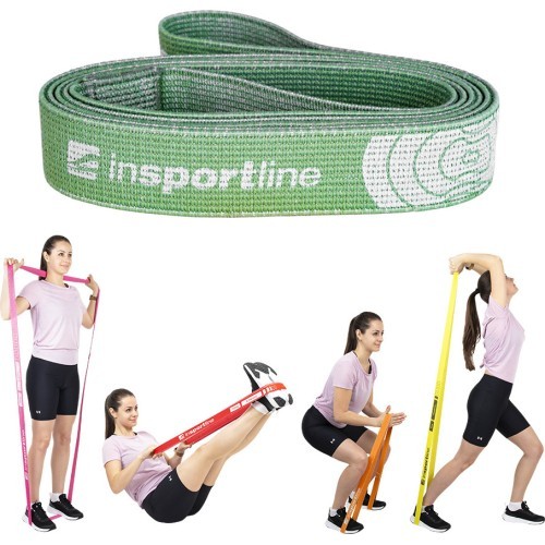 Бандаж для сопротивления inSPORTline Rand Light - Зелёный