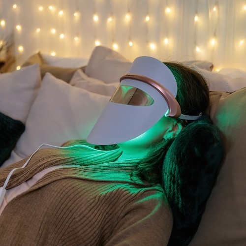 LED šviesos terapijos veido kaukė inSPORTline Esgrima