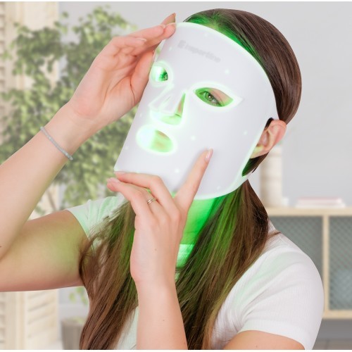 Rechargeable Silicone LED Light Therapy Mask inSPORTline Santorina