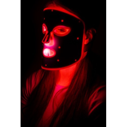 Rechargeable Silicone LED Light Therapy Mask inSPORTline Santorina
