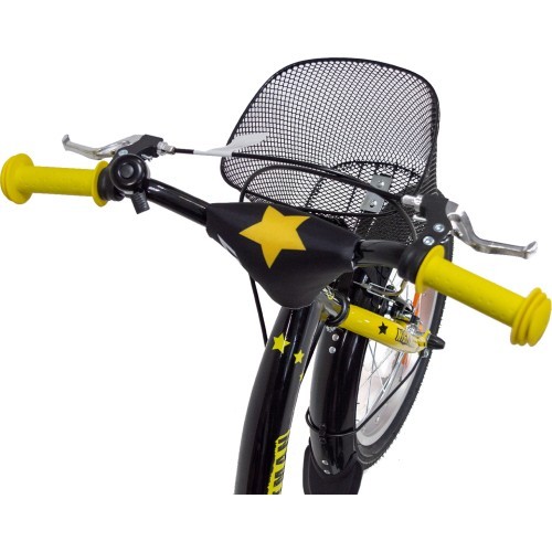 Детский велосипед 4KIDS Nightman 16", односкоростной, стальная рама, размер 10" (25,5 см), чёрно-синий