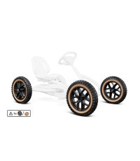 Wheel 10-spoke black 12.5x2.25-8 all terrain, Trail