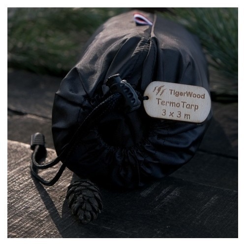 Тент TigerWood Thermo Tarp 3 x 3 черный