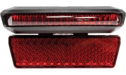 Galinis žibintas Trelock LS 655 COB Line Dyn Signal // nuo dinamos, Brake Light, Stand Light