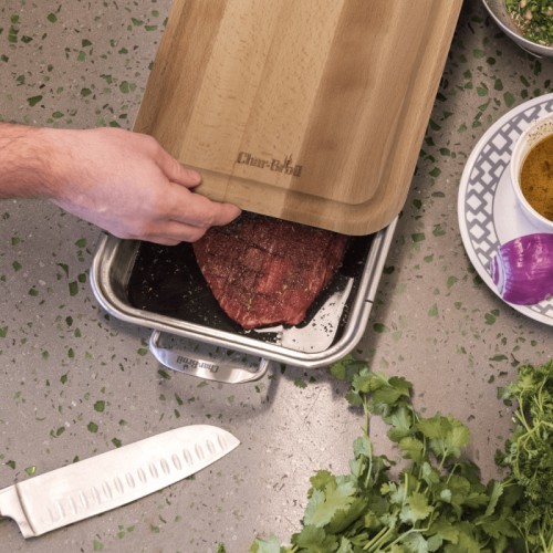 Char-Broil cutting board and baking tray