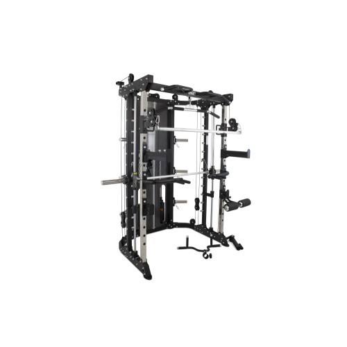 Multifunkcinis treniruoklis Pivot Fitness FSM-400 Functional Smith Machine, juodas