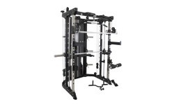 Multifunkcinis treniruoklis Pivot Fitness FSM-400 Functional Smith Machine, juodas