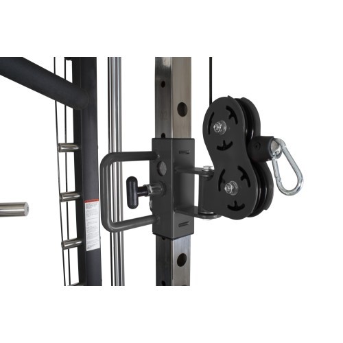 Multifunkcinis treniruoklis Pivot Fitness FSM-400 Functional Smith Machine, juodas