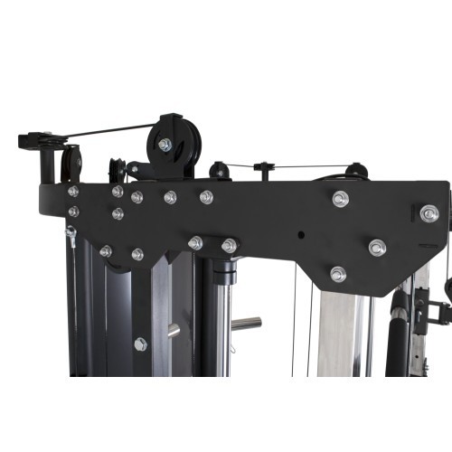 Multifunkcinis treniruoklis Pivot Fitness FSM-400 Functional Smith Machine, juodas