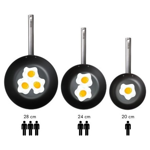 Skottsberg carbon steel frying pan, 28 cm