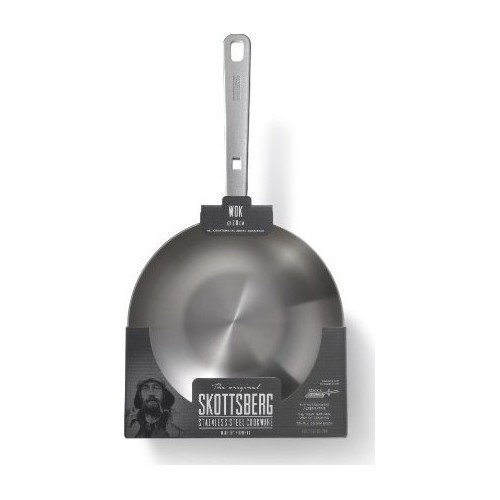 Сковорода WOK из нержавеющей стали Skottsberg 28cm