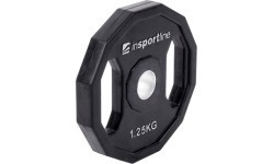 Guma dengtas svorio diskas inSPORTline Ruberton 1,25 kg