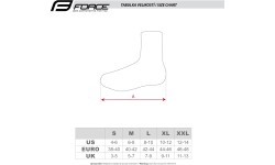 Antbačiai FORCE Deep - Road // XXL (juoda)