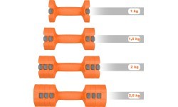 Регулируемые гантели HMS HL03 оранжевые 2 x 2,5 кг