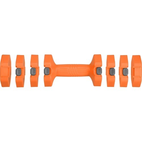 Reguliuojami hanteliai HMS HL03 oranžiniai 2 x 2,5 kg