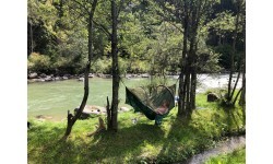 Hamakas Origin Outdoors su iššokančiu tinkleliu nuo uodų